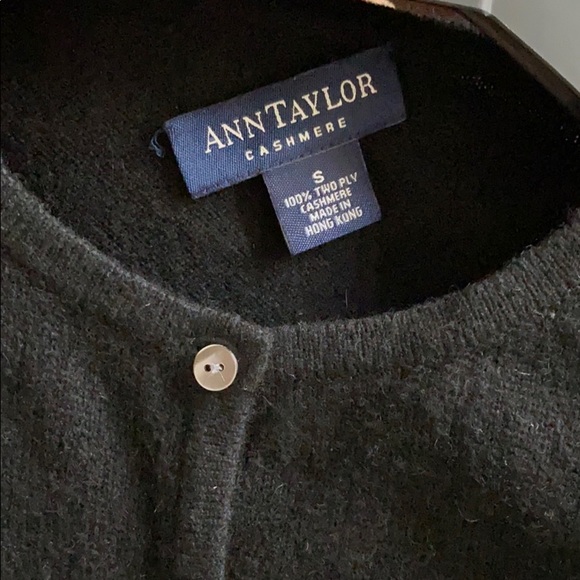 ANN TAYLOR 100% cashmere cardigan - Picture 3 of 4